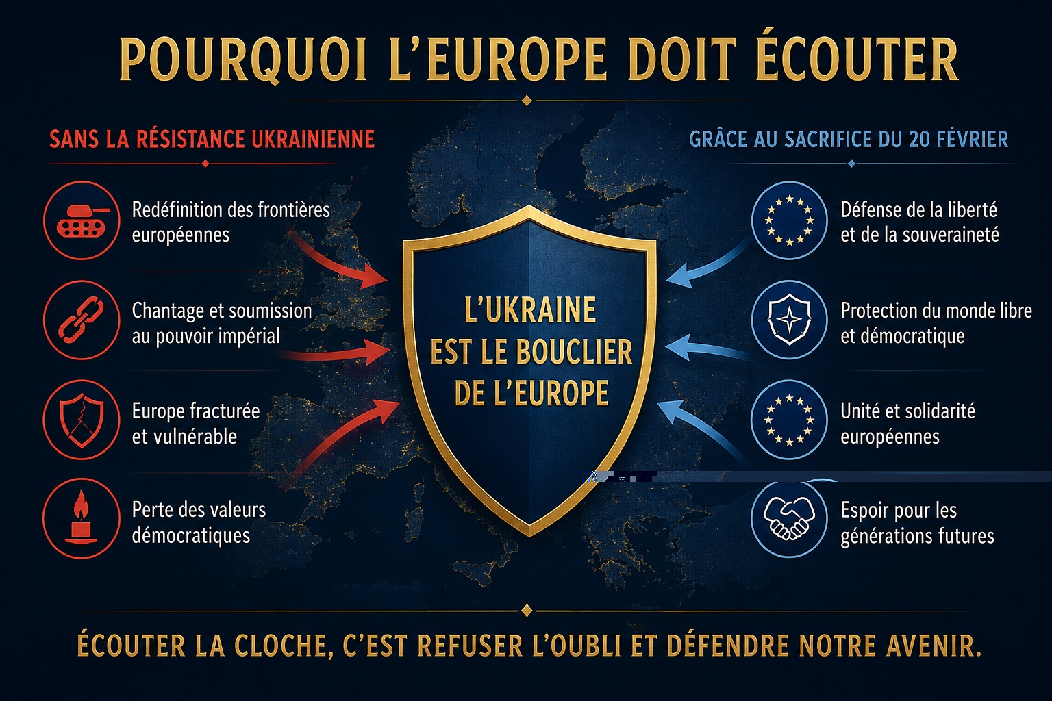 Pourquoi l’Europe doit écouter — Ukraine et liberté européenne